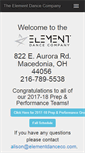 Mobile Screenshot of elementdanceco.com